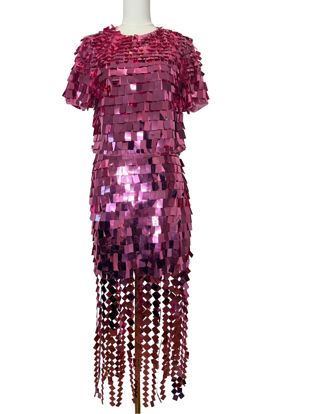 NWT ✨ SIMKHAI Punch Vivienne Embroidered Sequin 2-Piece seen on Gwen Stefani!